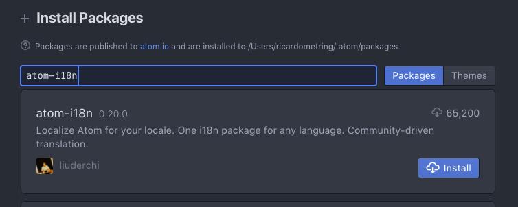 atom change language